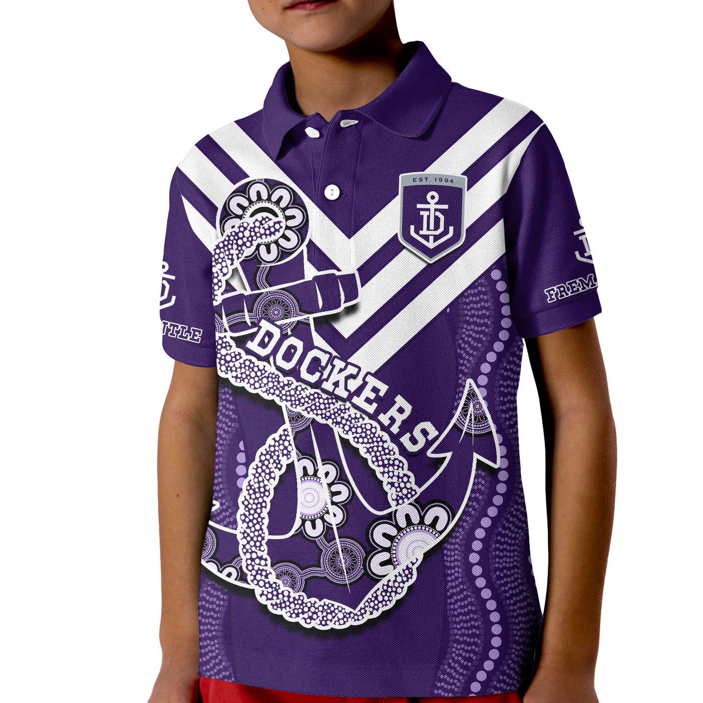 dockers-football-polo-shirt-kid-fremantle-anchor-mix-aboriginal-pattern-dynamic-style