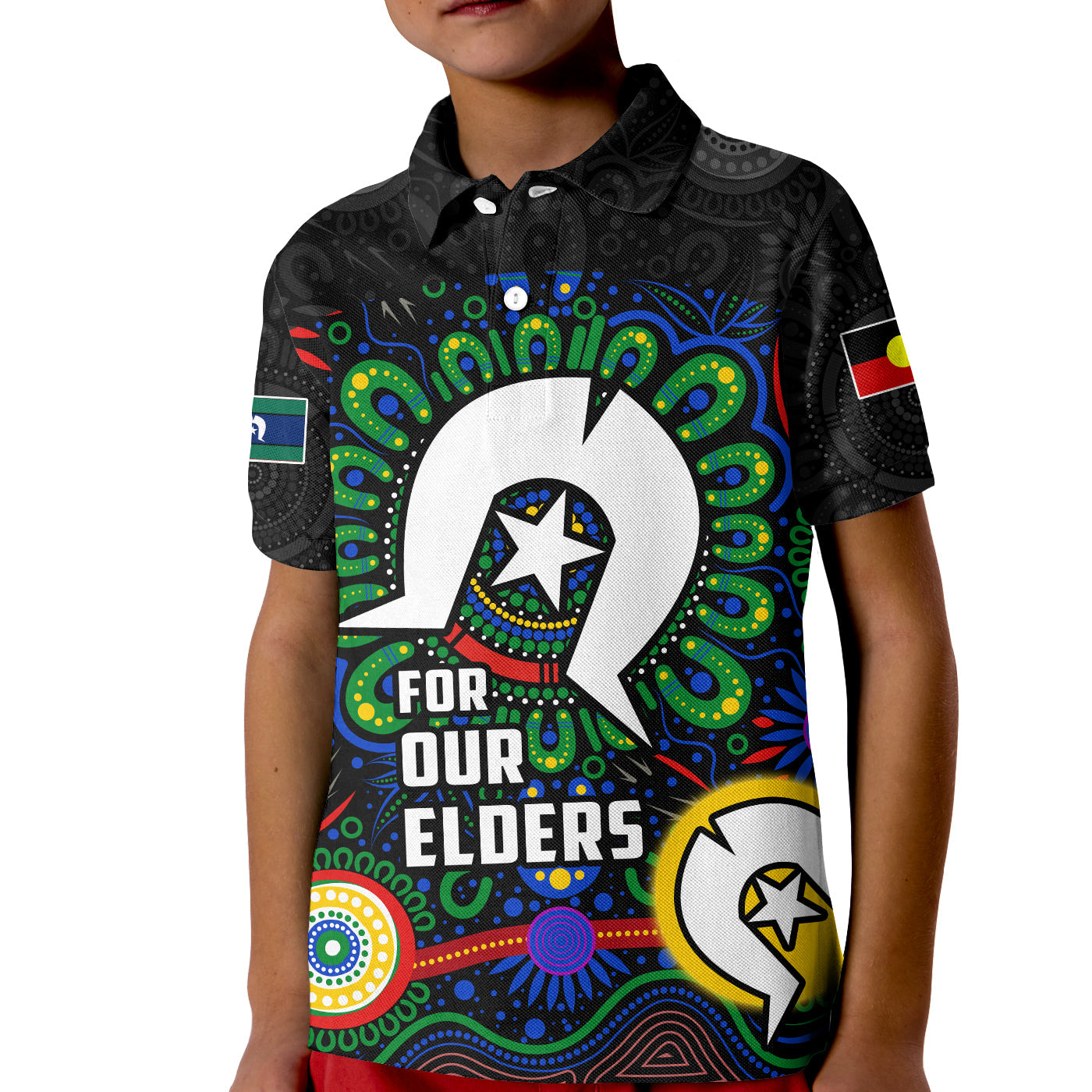 custom-personalised-australia-naidoc-week-2023-polo-shirt-aboriginal-for-our-elders