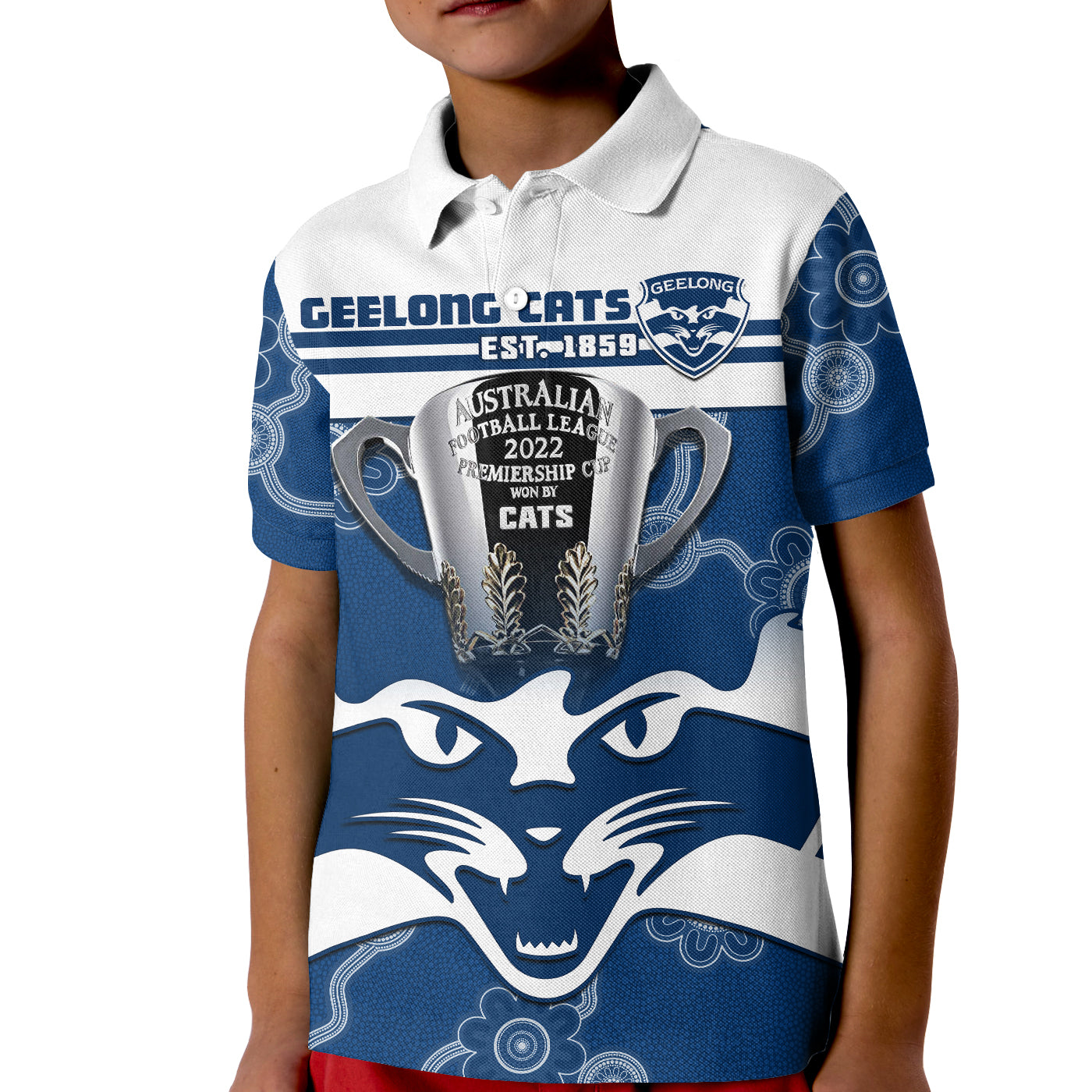 custom-personalised-cats-football-polo-shirt-geelong-premiers-2022-aboriginal