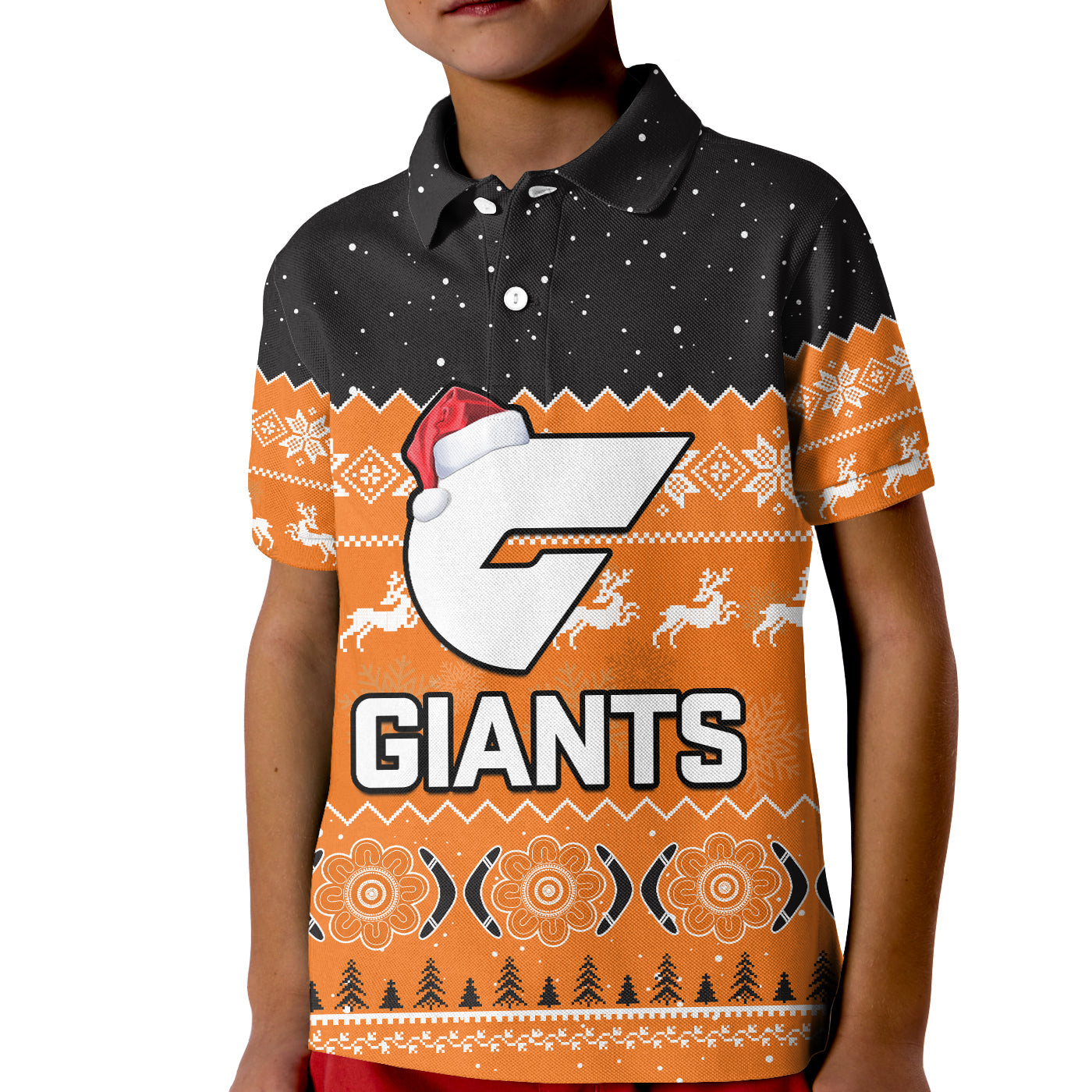 custom-personalised-greater-western-sydney-football-polo-shirt-giants-aboriginal-merry-christmas