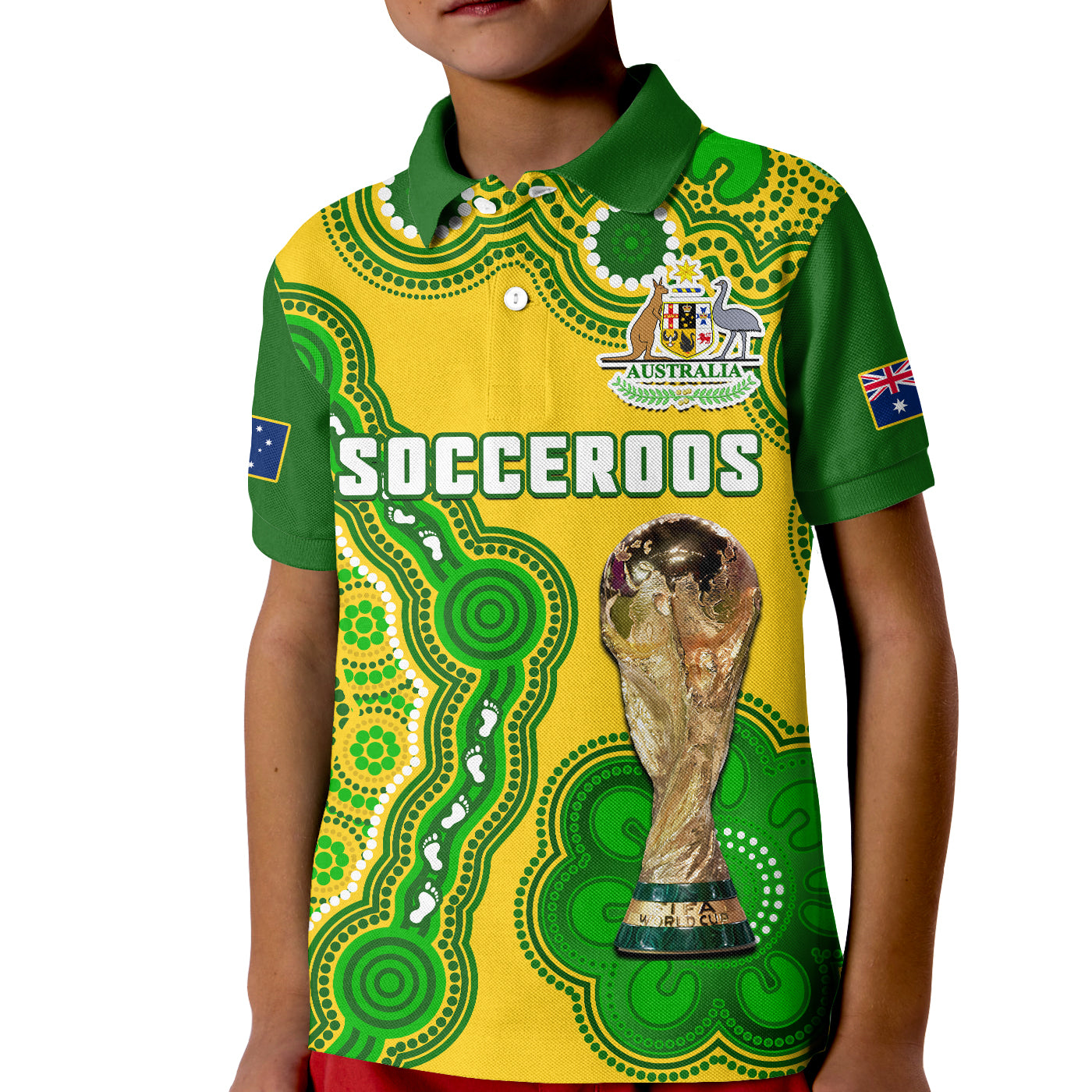 custom-text-and-number-australia-soccer-polo-shirt-socceroos-aboriginal-wc-2022