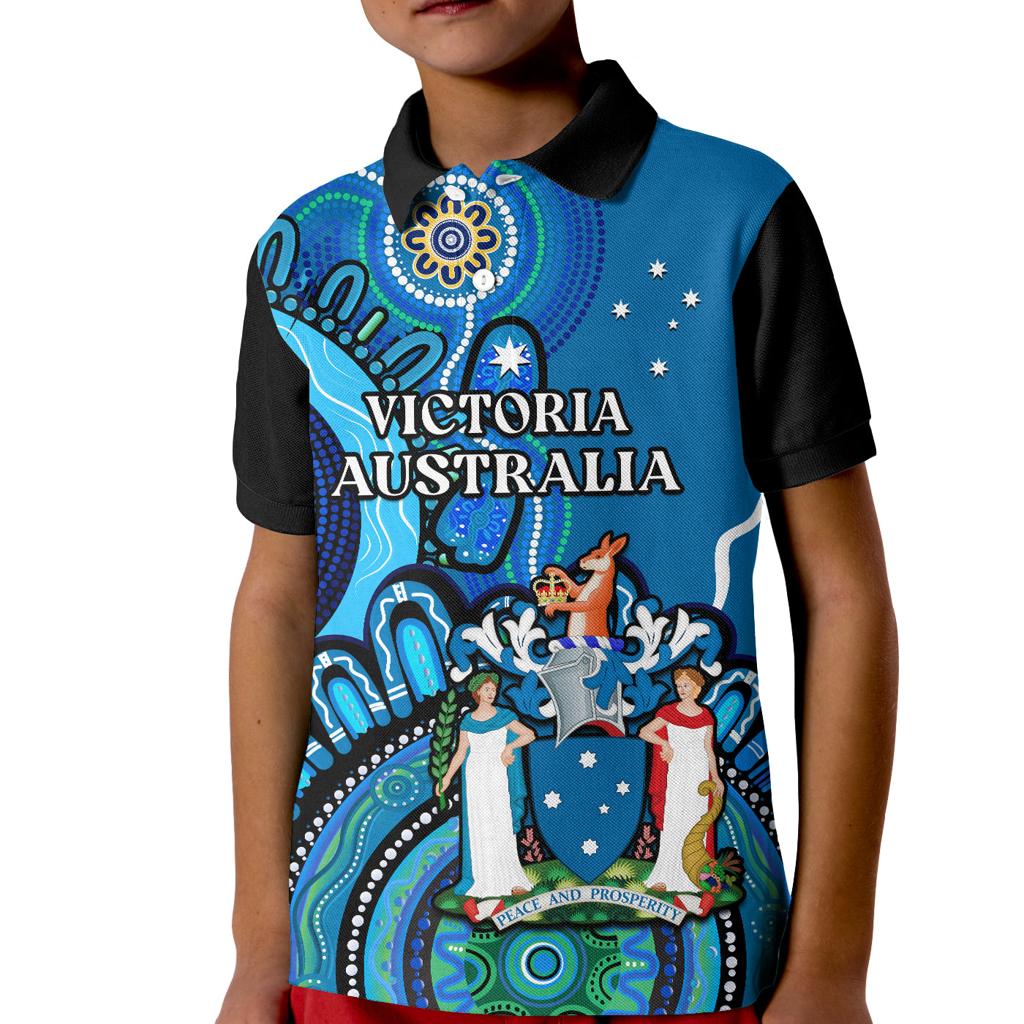 victoria-state-polo-shirt-kid-australian-indigenous-art