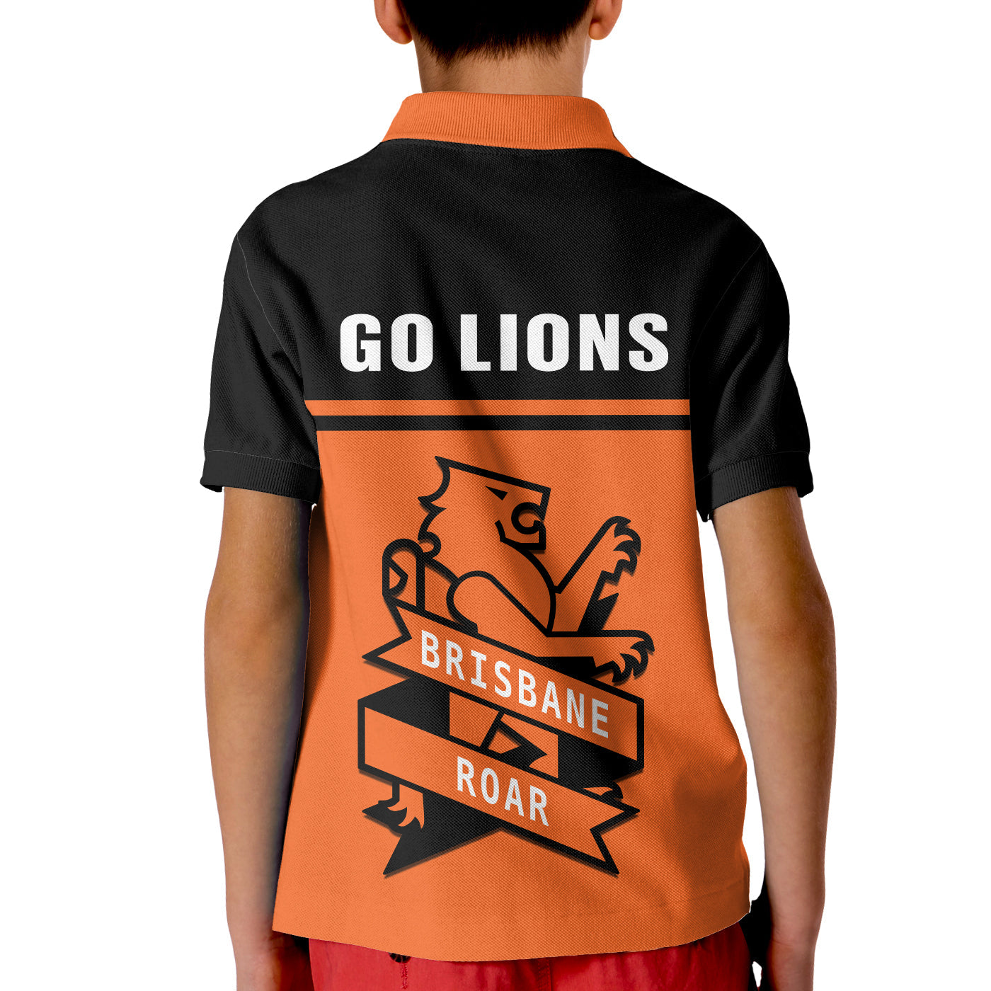 brisbane-roar-football-polo-shirt-kid-go-lions-simple-style