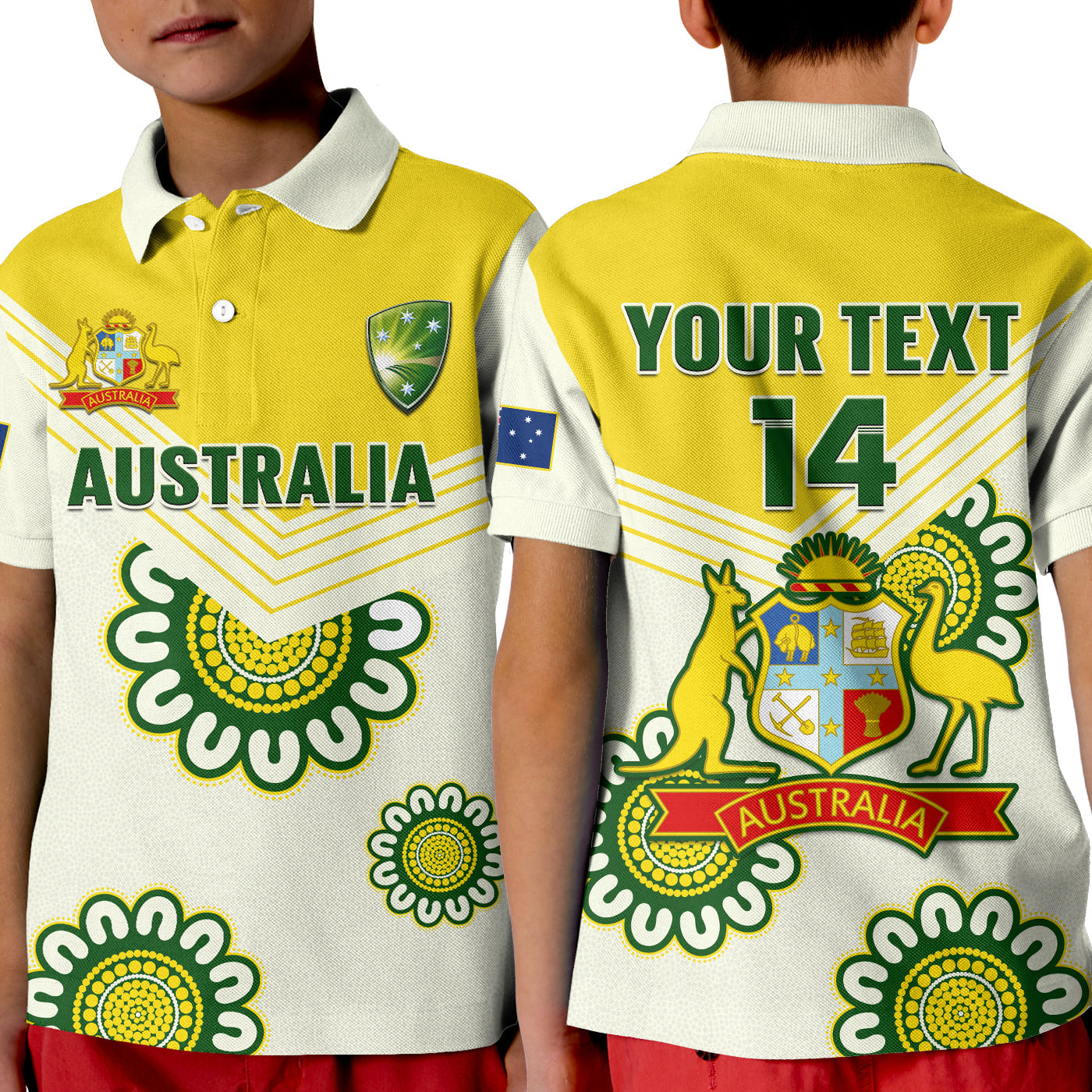 custom-text-and-number-australia-cricket-polo-shirt-boxing-day-test-aussie-indigenous