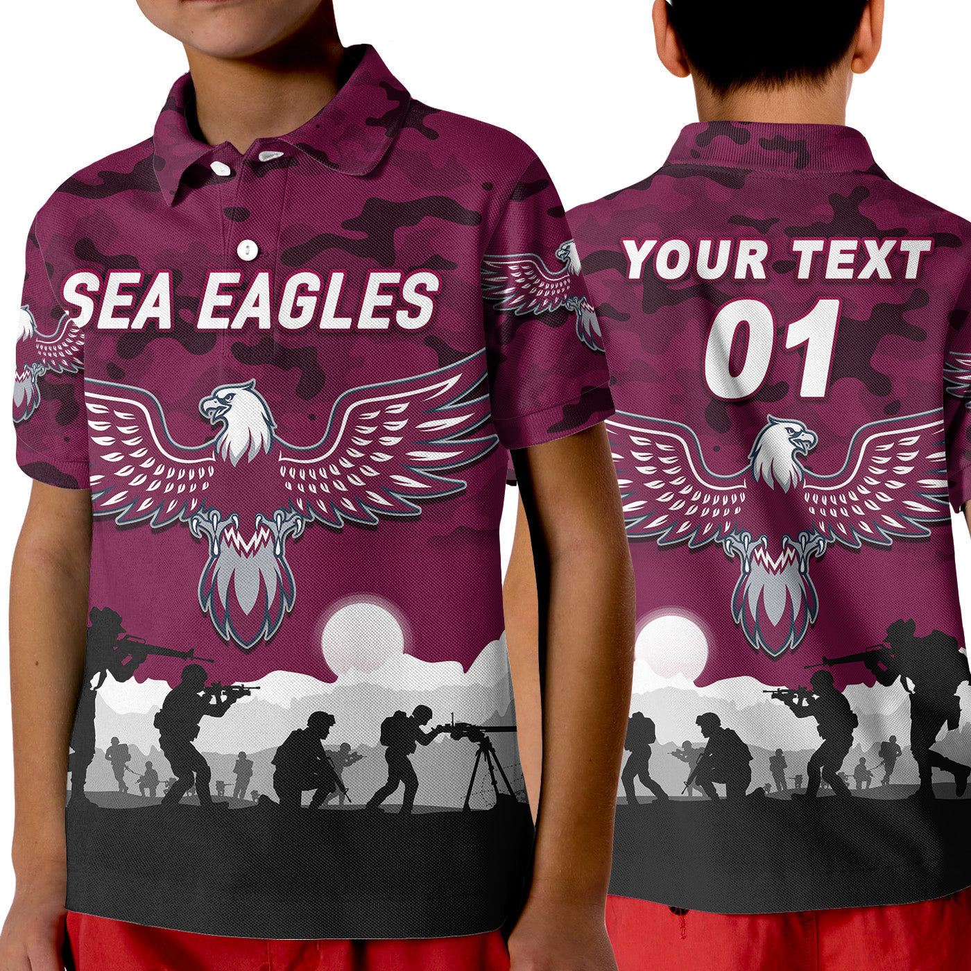 custom-personalised-sea-eagles-anzac-polo-shirt-simple-style