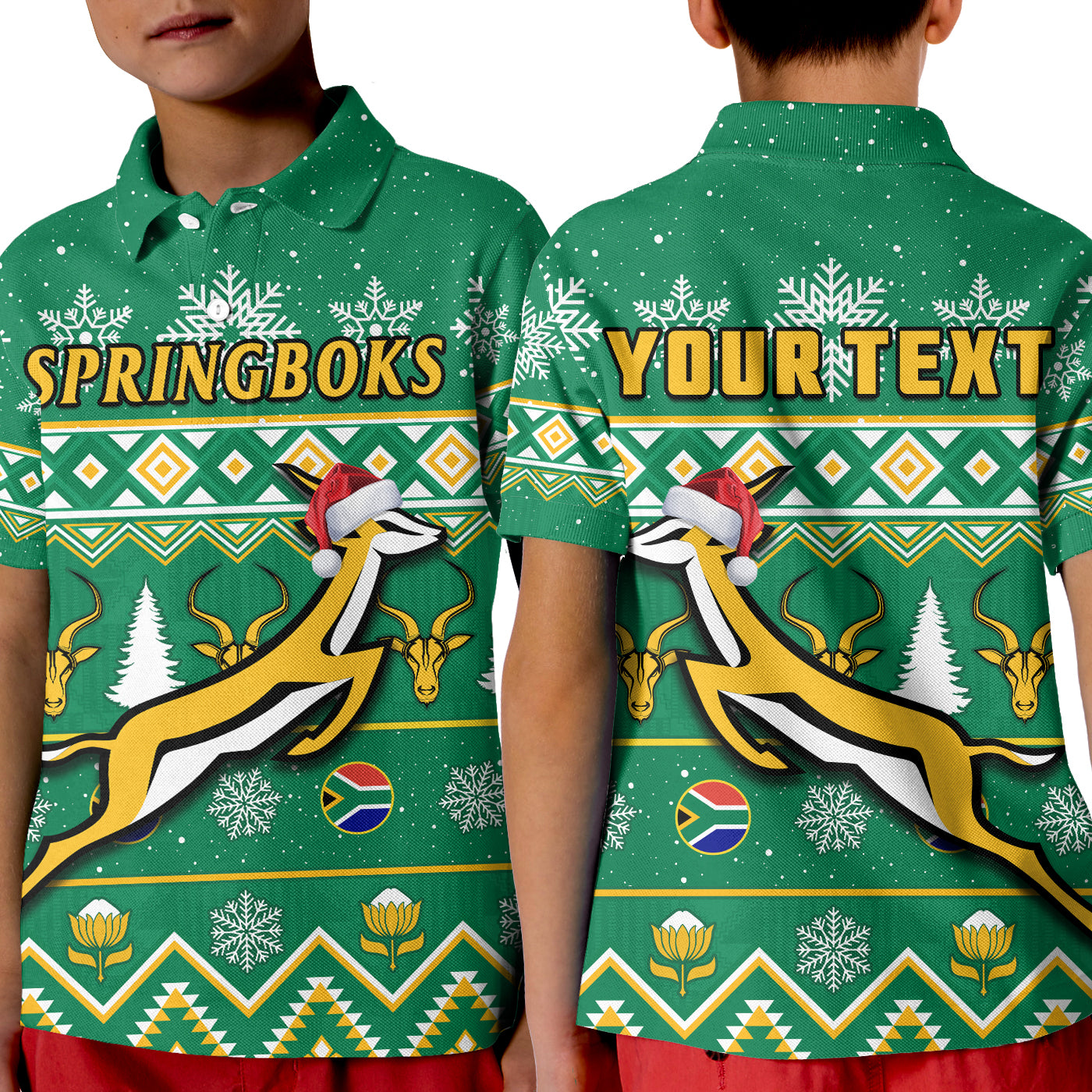 custom-personalised-south-africa-rugby-christmas-polo-shirt-springboks-geseende-kersfees