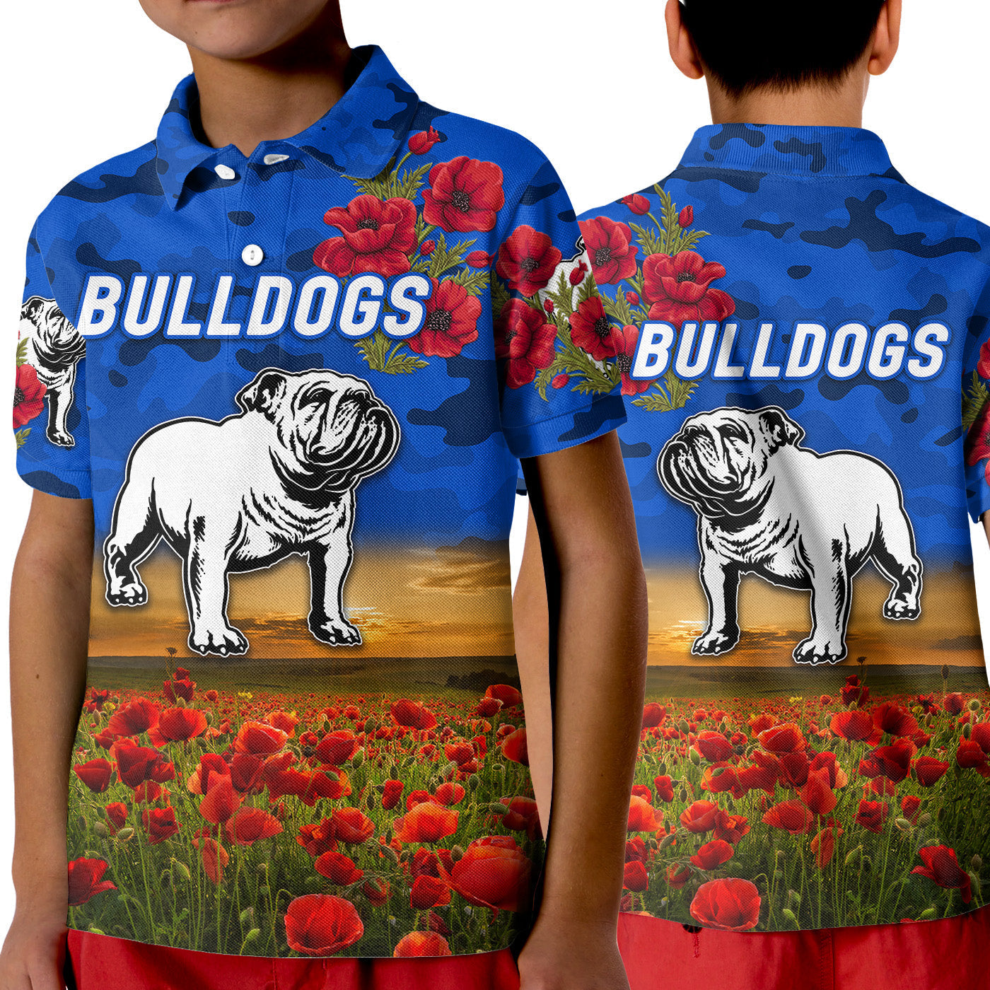 bulldogs-anzac-polo-shirt-poppy-flowers-vibes-blue