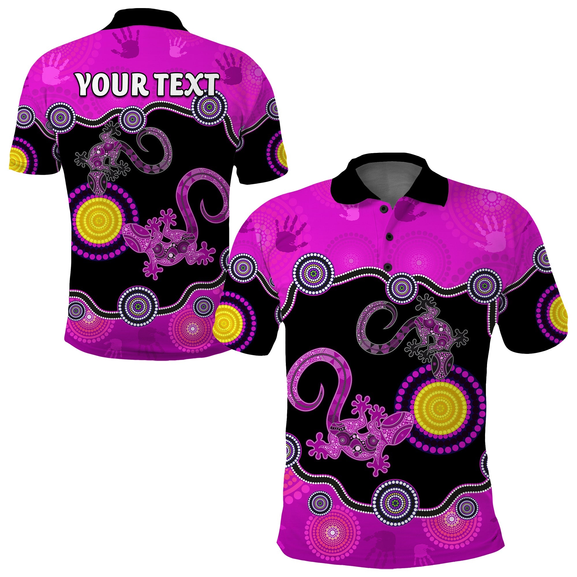 custom-personalised-aboriginal-lizard-polo-shirt-attracted-australia-version-purple