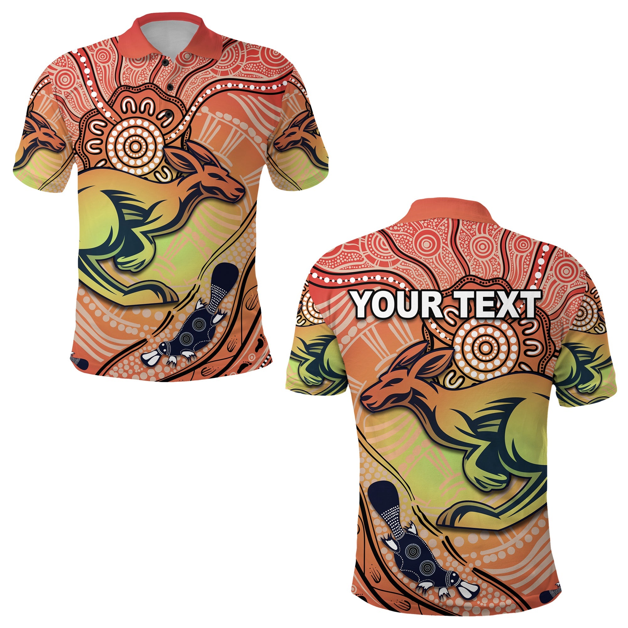 custom-personalised-kangaroos-indigenous-polo-shirt-beautiful-life