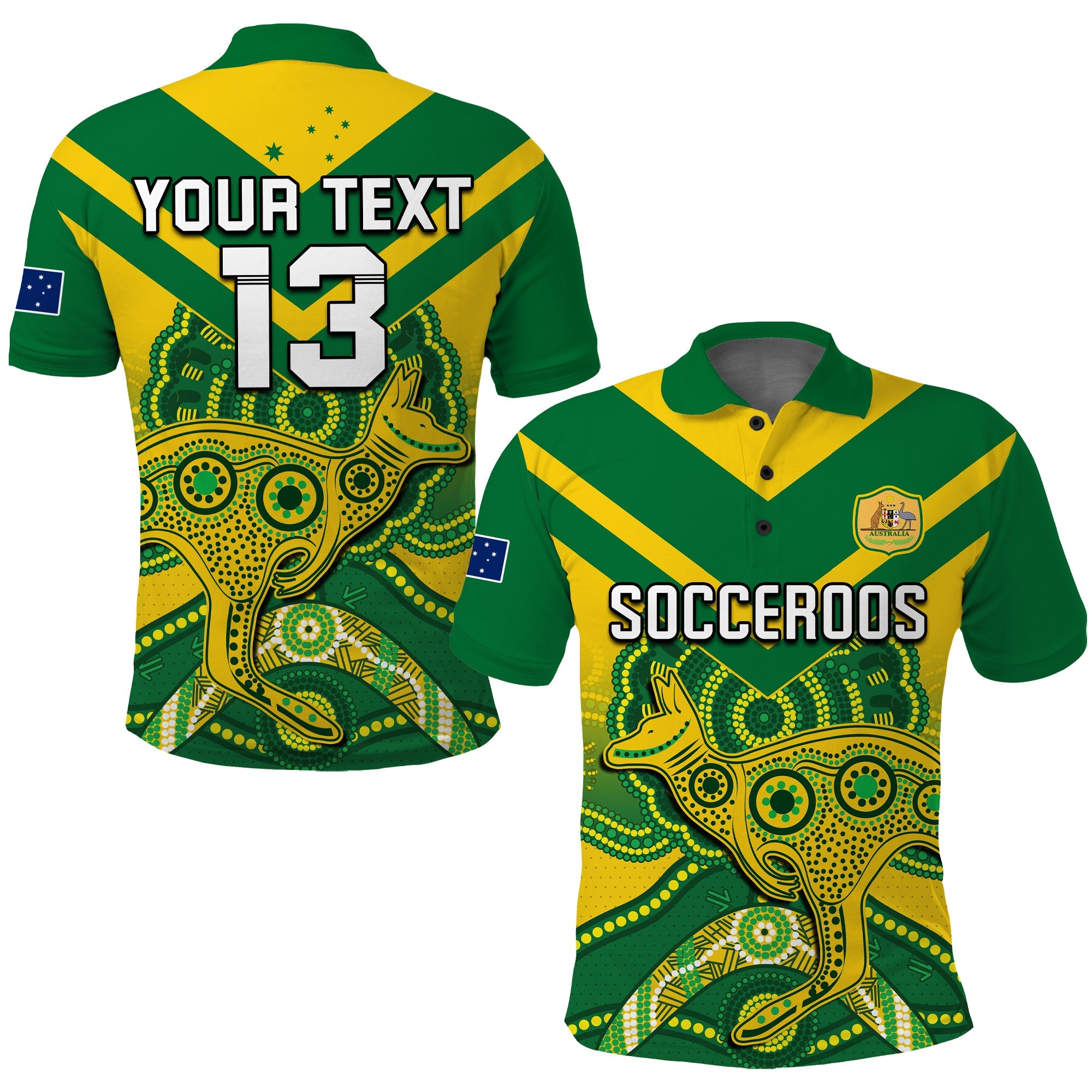 custom-text-and-number-australia-soccer-polo-shirt-champions-aboriginal-kangaroos-world-cup-football-socceroos