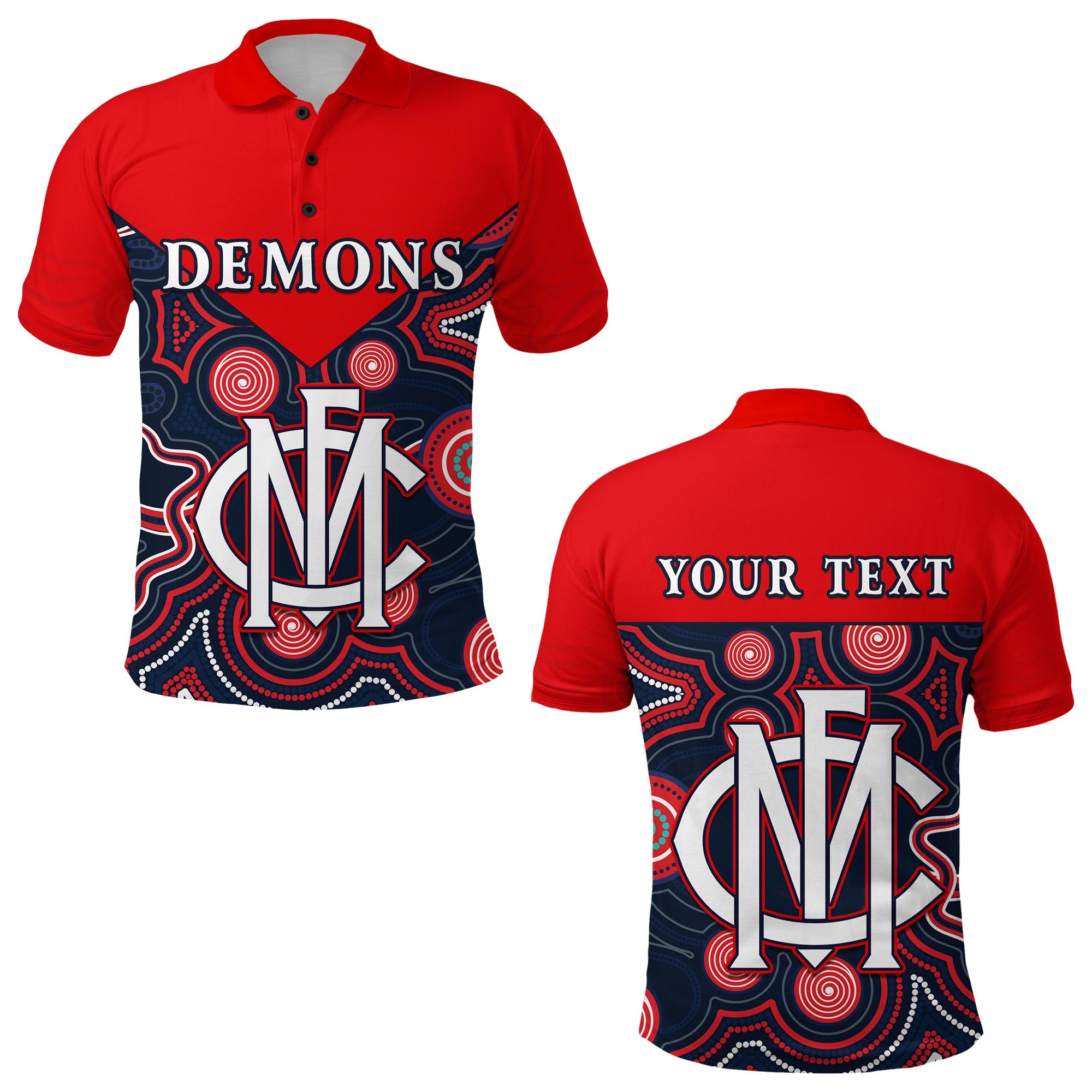 custom-personalised-melbourne-demons-2021-polo-shirt-we-are-the-champions