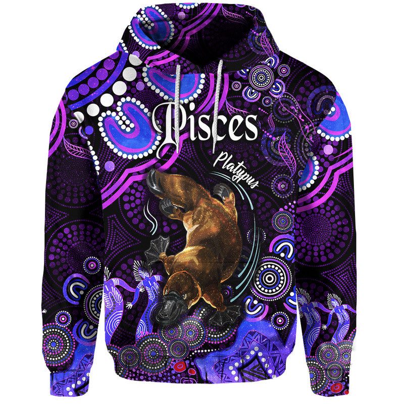 custom-personalised-australian-astrology-zip-up-and-pullover-hoodie-pisces-platypus-zodiac-aboriginal-vibes-purple