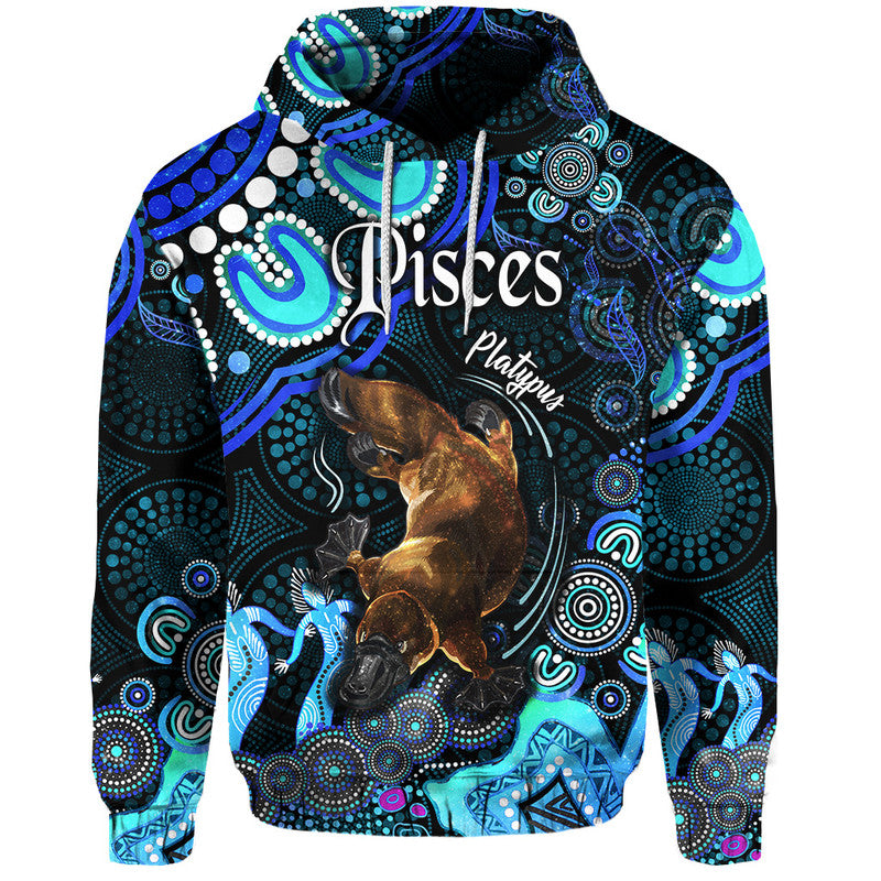 custom-personalised-australian-astrology-zip-up-and-pullover-hoodie-pisces-platypus-zodiac-aboriginal-vibes-blue