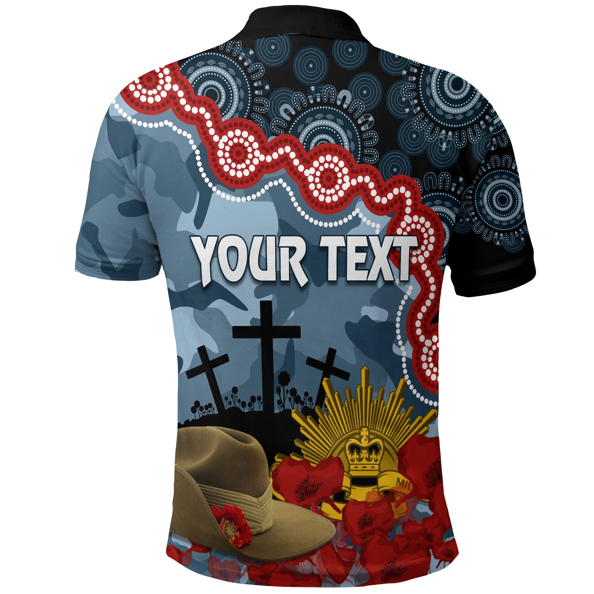 the-blues-football-anzac-2023-polo-shirt-aboriginal-mix-slouch-hat