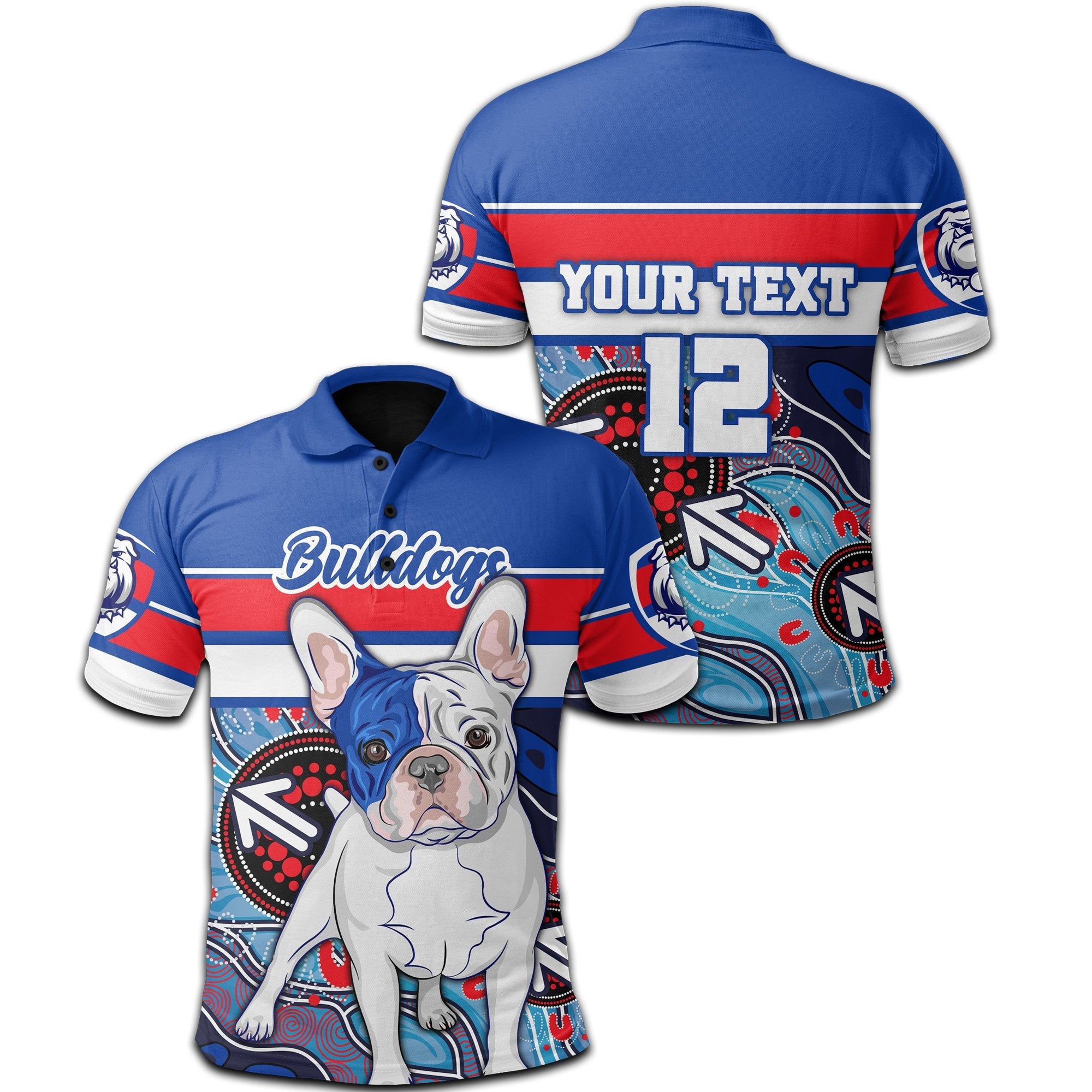 custom-personalised-western-football-bulldogs-polo-shirt-aboriginal-sport-style