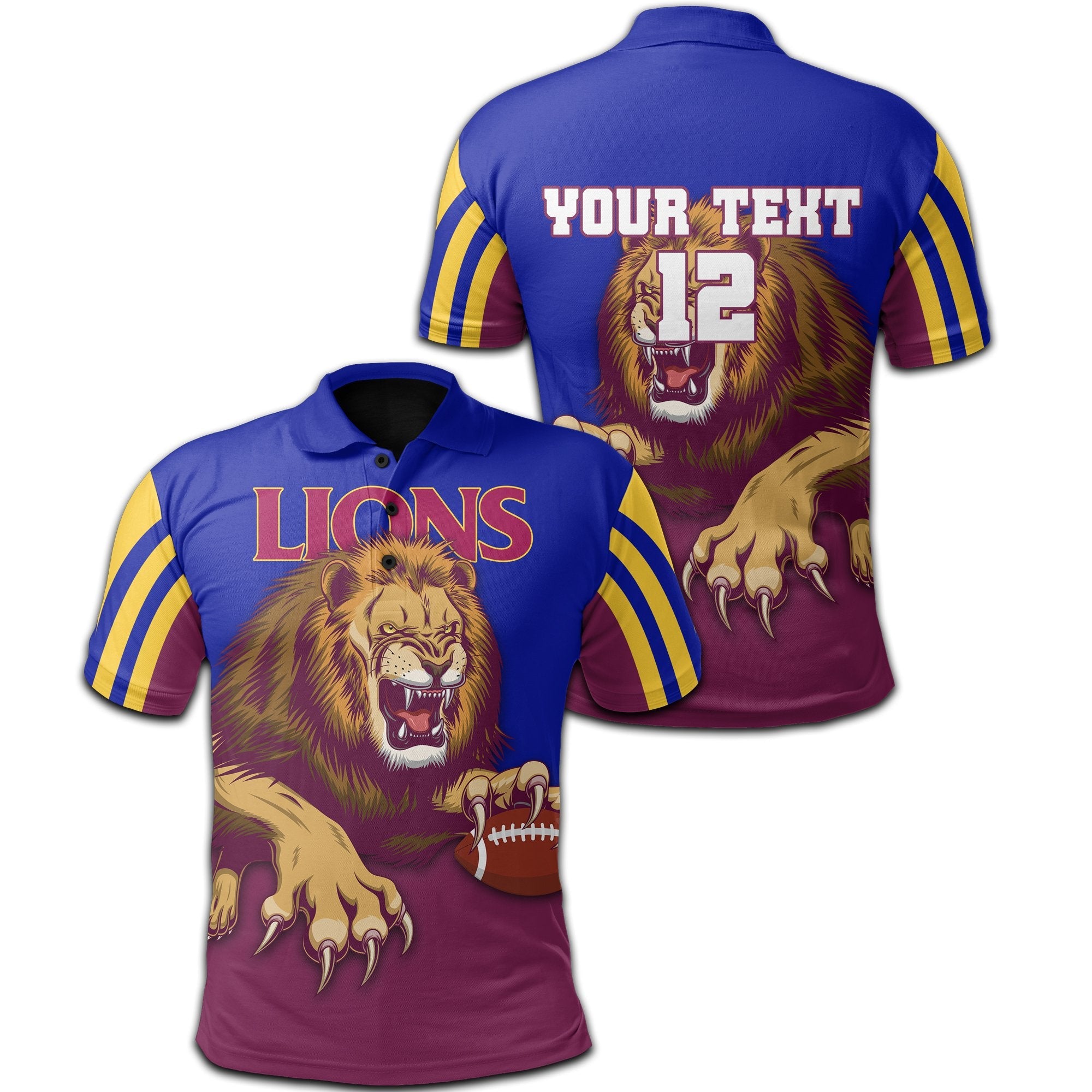 custom-personalised-brisbane-polo-shirt-lions-three-stripes