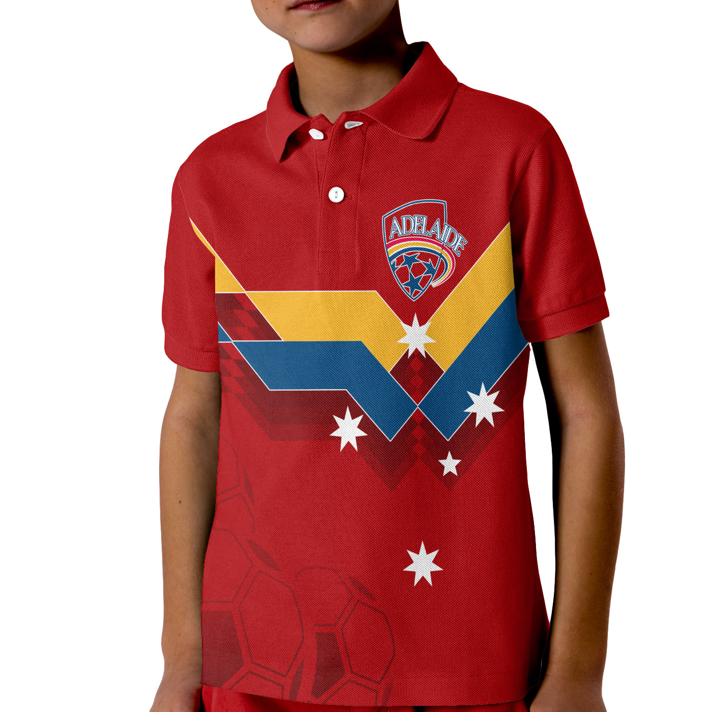 adelaide-united-football-polo-shirt-kid-the-reds-sporty-vibes