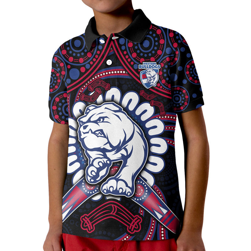 western-bulldogs-football-polo-shirt-boomerang-indigenous-dots