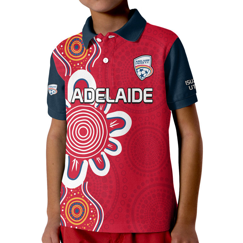 custom-personalised-adelaide-united-soccer-polo-shirt-the-reds-simple-aboriginal