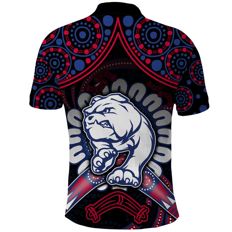 western-bulldogs-football-polo-shirt-boomerang-indigenous-dots