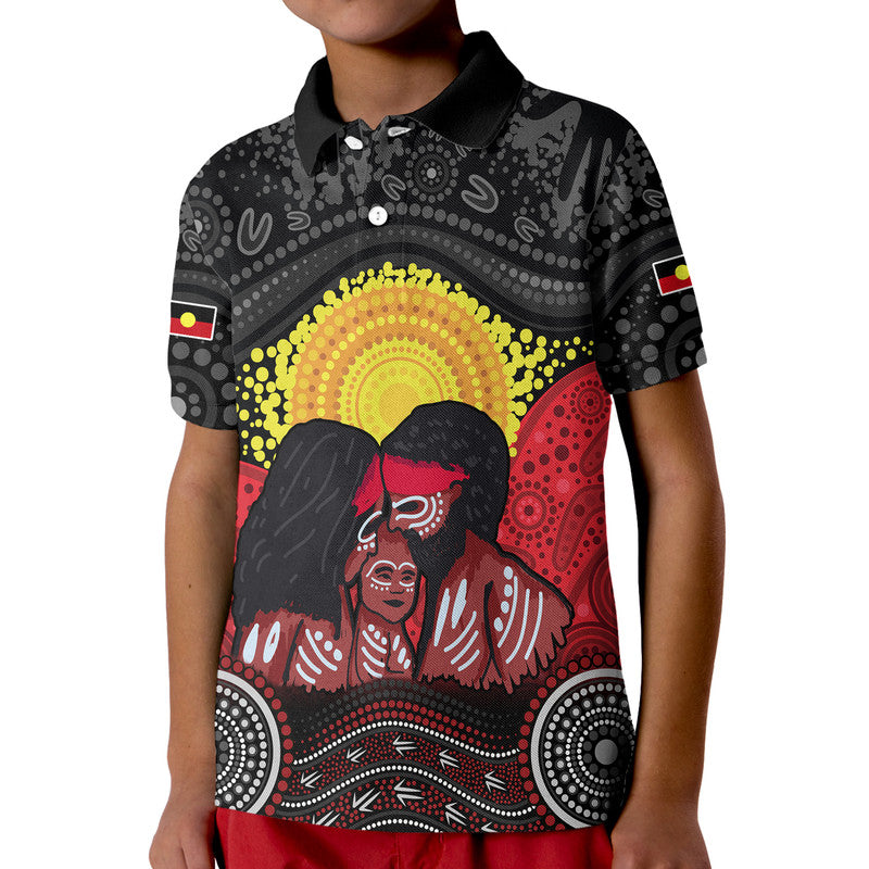 custom-personalised-australia-indigenous-aboriginal-family-polo-shirt