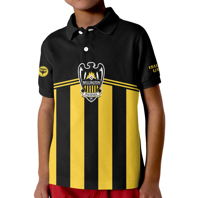 wellington-phoenix-soccer-kid-polo-shirt