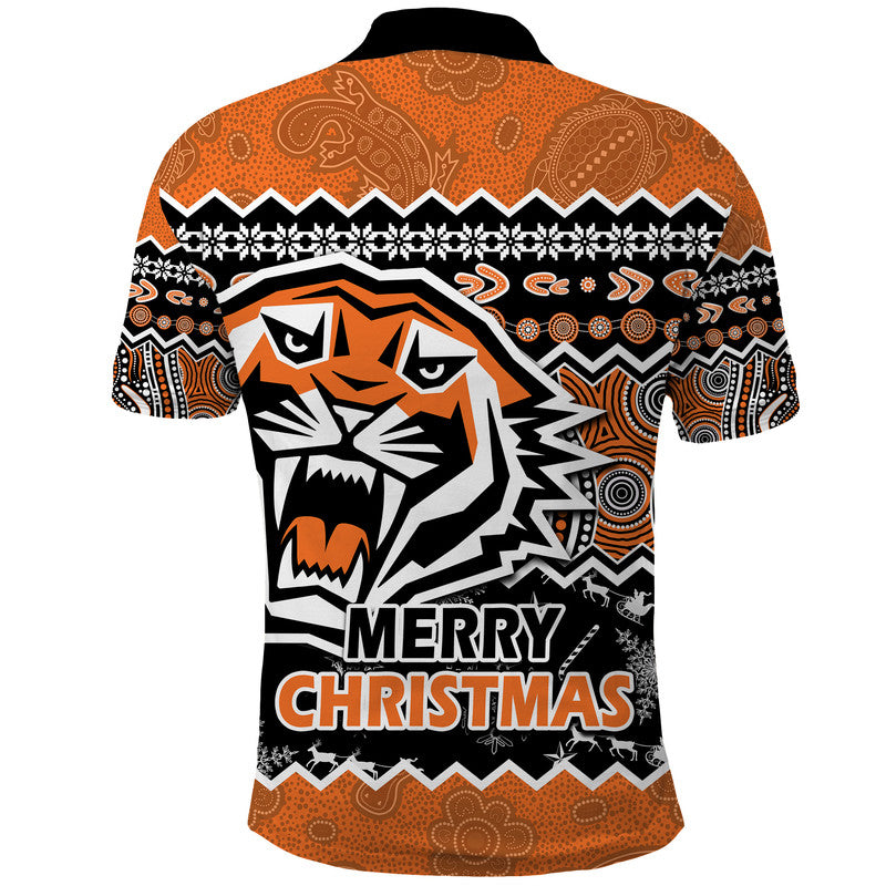 wests-tigers-aboriginal-christmas-vibe-gold-version-polo-shirt