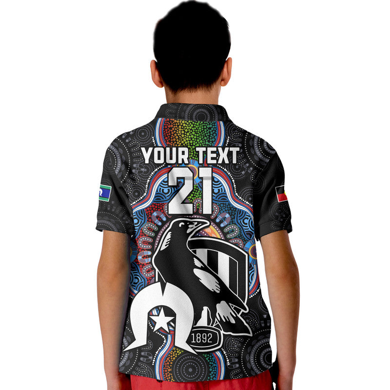 custom-text-and-number-magpies-football-naidoc-week-2023-polo-shirt-for-our-elders-indigenous