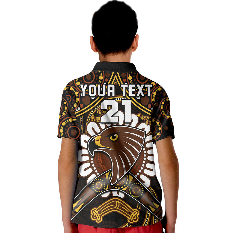 custom-personalised-hawks-football-polo-shirt-boomerang-indigenous-dots