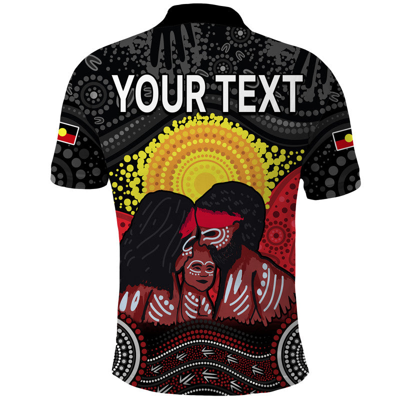 custom-personalised-australia-indigenous-aboriginal-family-polo-shirt