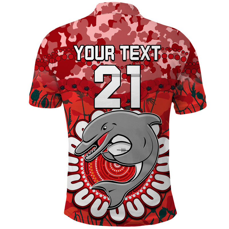 custom-personalised-dolphins-rugby-anzac-polo-shirt-camouflage-poppy