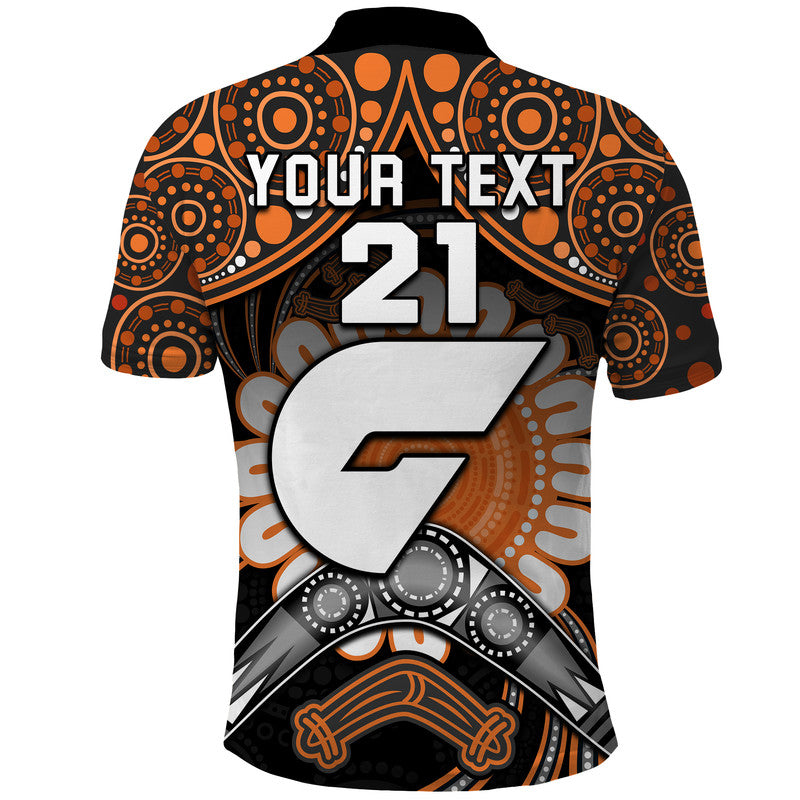 custom-personalised-giants-football-polo-shirt-boomerang-indigenous-dots