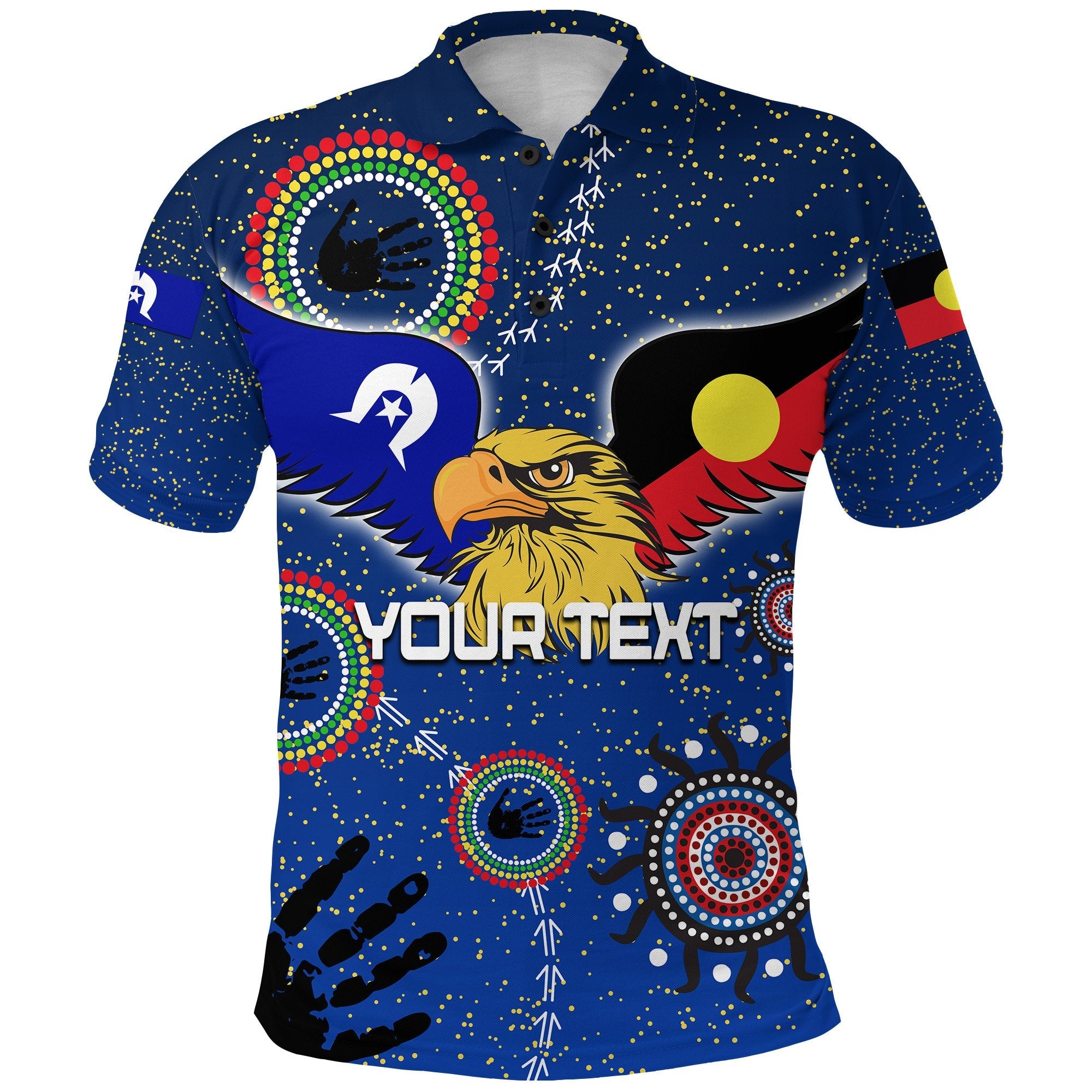 custom-personalised-naidoc-eagles-west-coast-polo-shirt-aboriginal-style