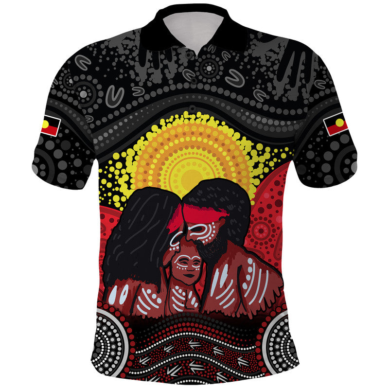 custom-personalised-australia-indigenous-aboriginal-family-polo-shirt