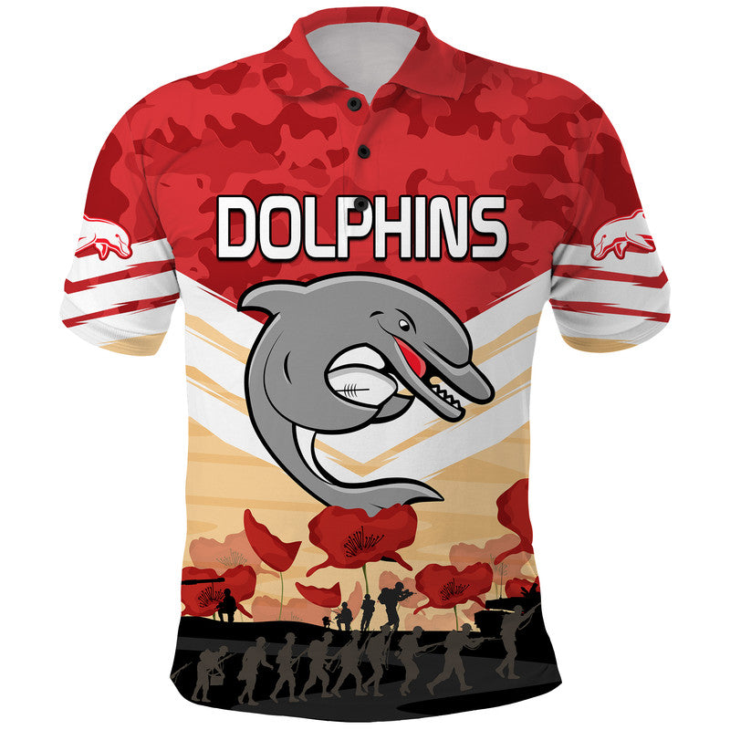 custom-text-and-number-redcliffe-dolphins-rugby-anzac-polo-shirt-we-will-remember