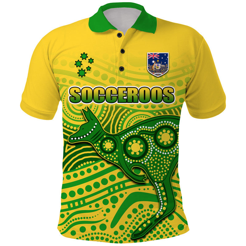 custom-personalised-australia-aboriginal-soccer-polo-shirt-kangaroo-socceroos-art-style