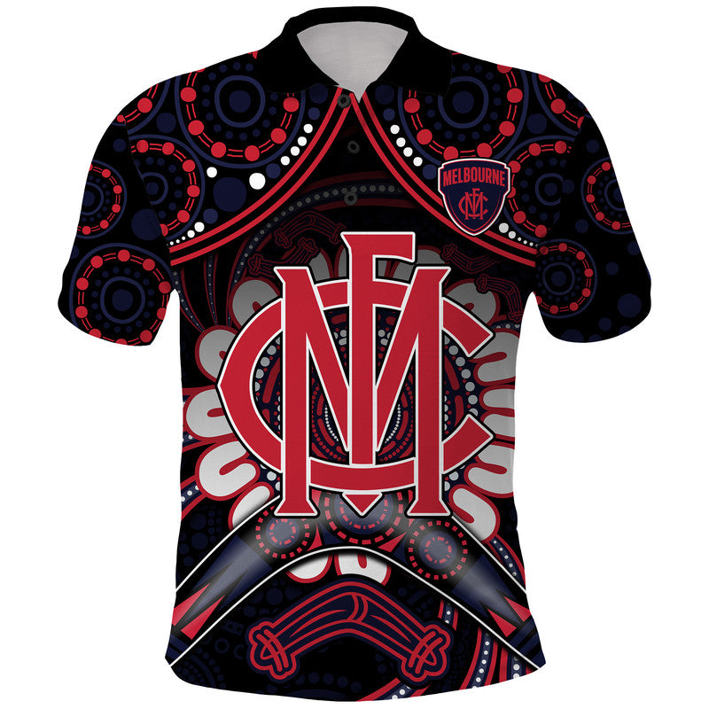 custom-personalised-demons-football-polo-shirt-boomerang-indigenous-dots