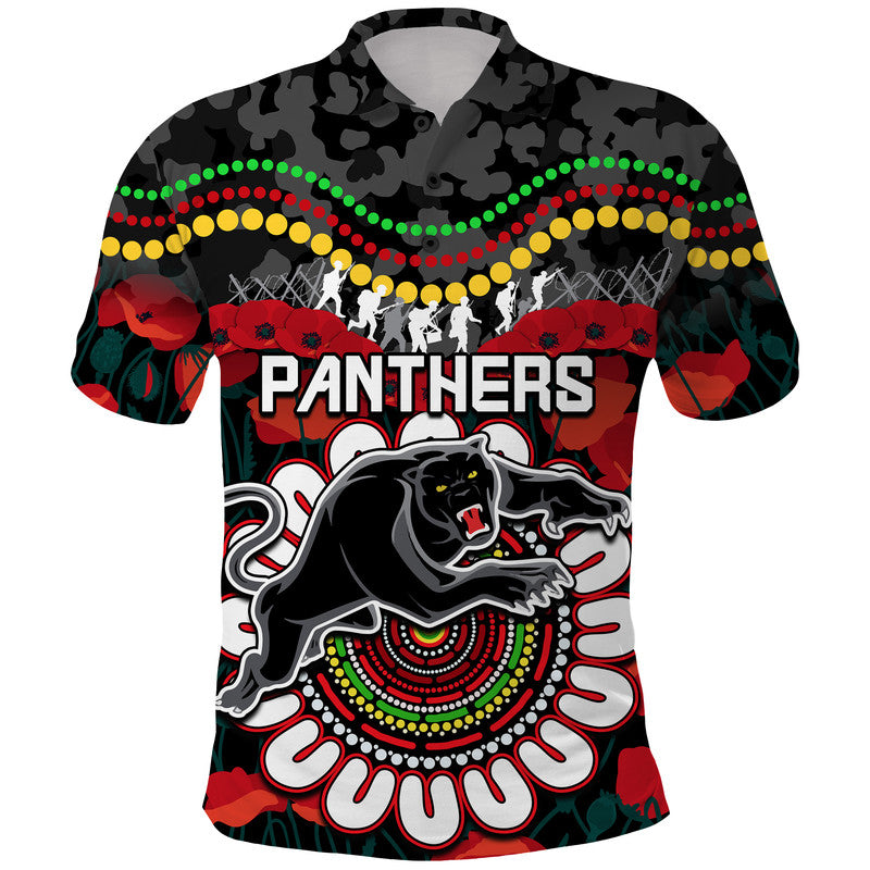 custom-personalised-panthers-rugby-anzac-polo-shirt-camouflage-poppy