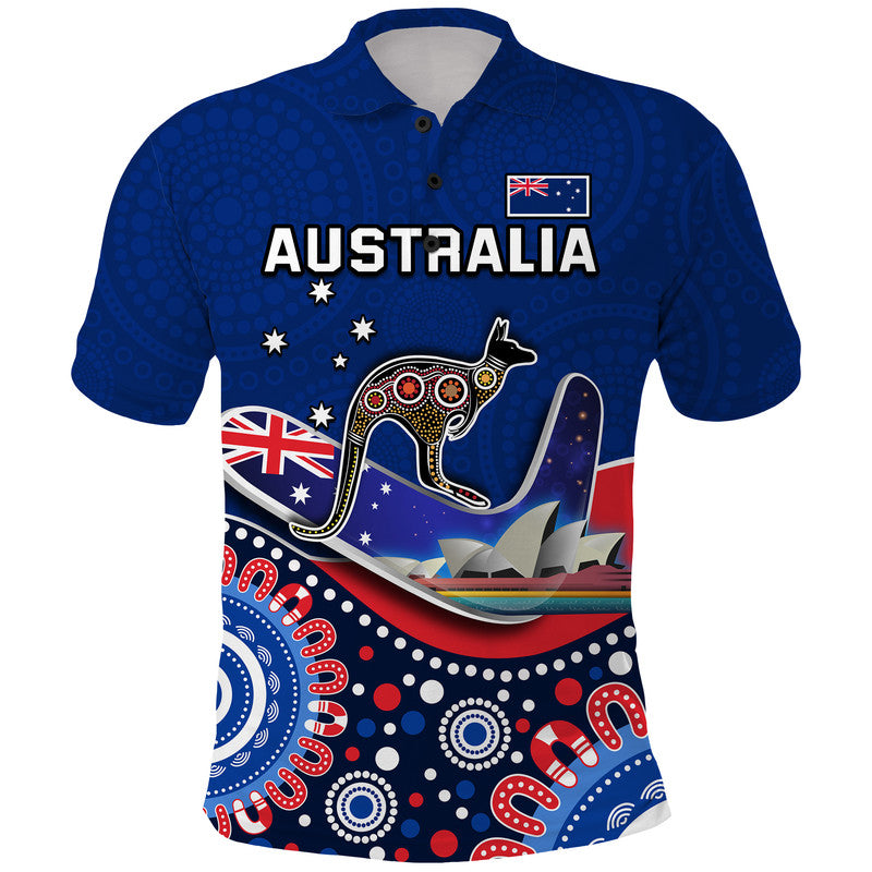 custom-personalised-australia-day-polo-shirt-indigenous-kangaroo-and-boomerang