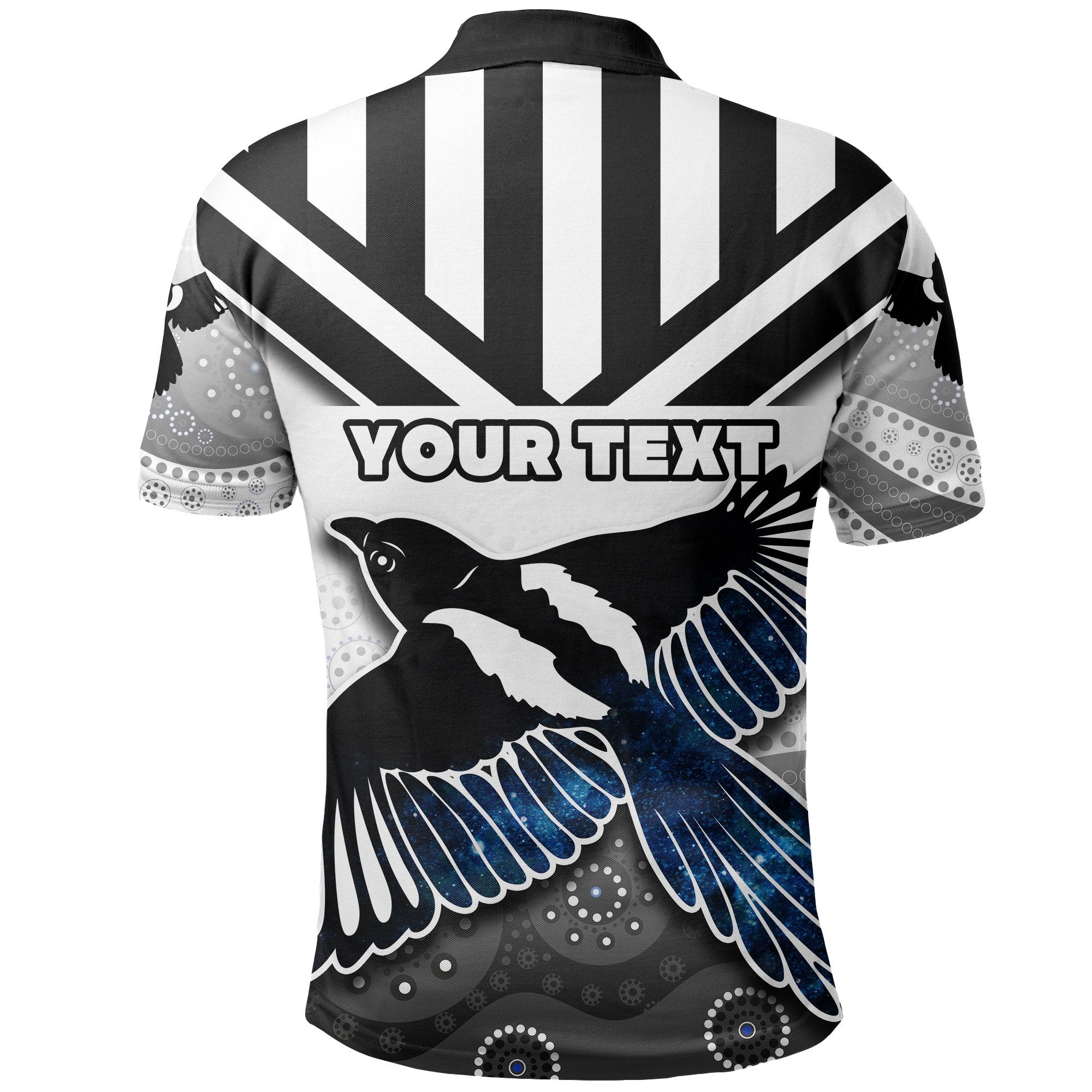 custom-personalised-magpies-polo-shirt-collingwood-anzac-day-special-version