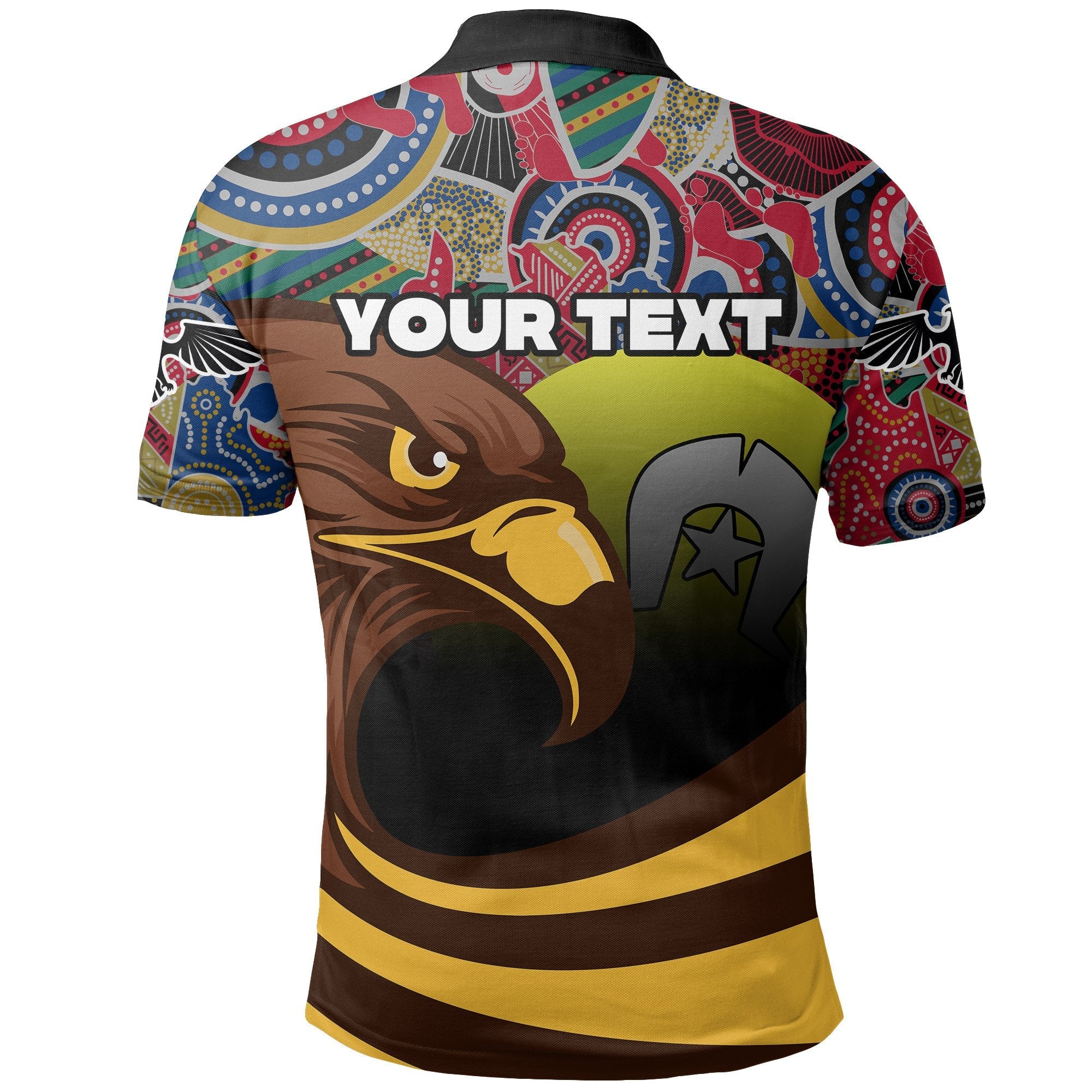 custom-personalised-pride-hawks-polo-shirt-hawthorn-naidoc-week-aboriginal