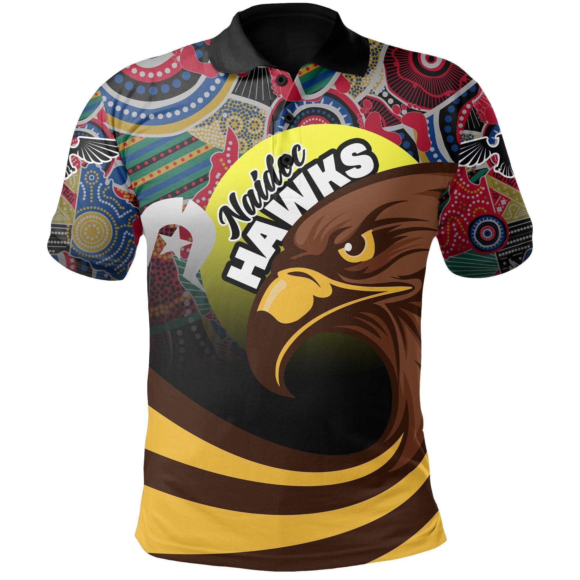 custom-personalised-pride-hawks-polo-shirt-hawthorn-naidoc-week-aboriginal