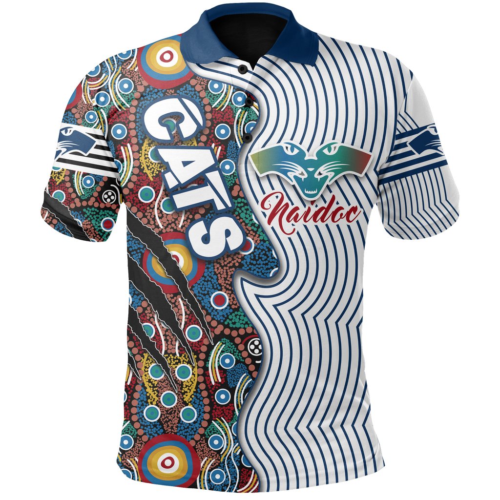 custom-personalised-geelong-naidoc-naidoc-week-polo-shirt-cats-indigenous-version-special