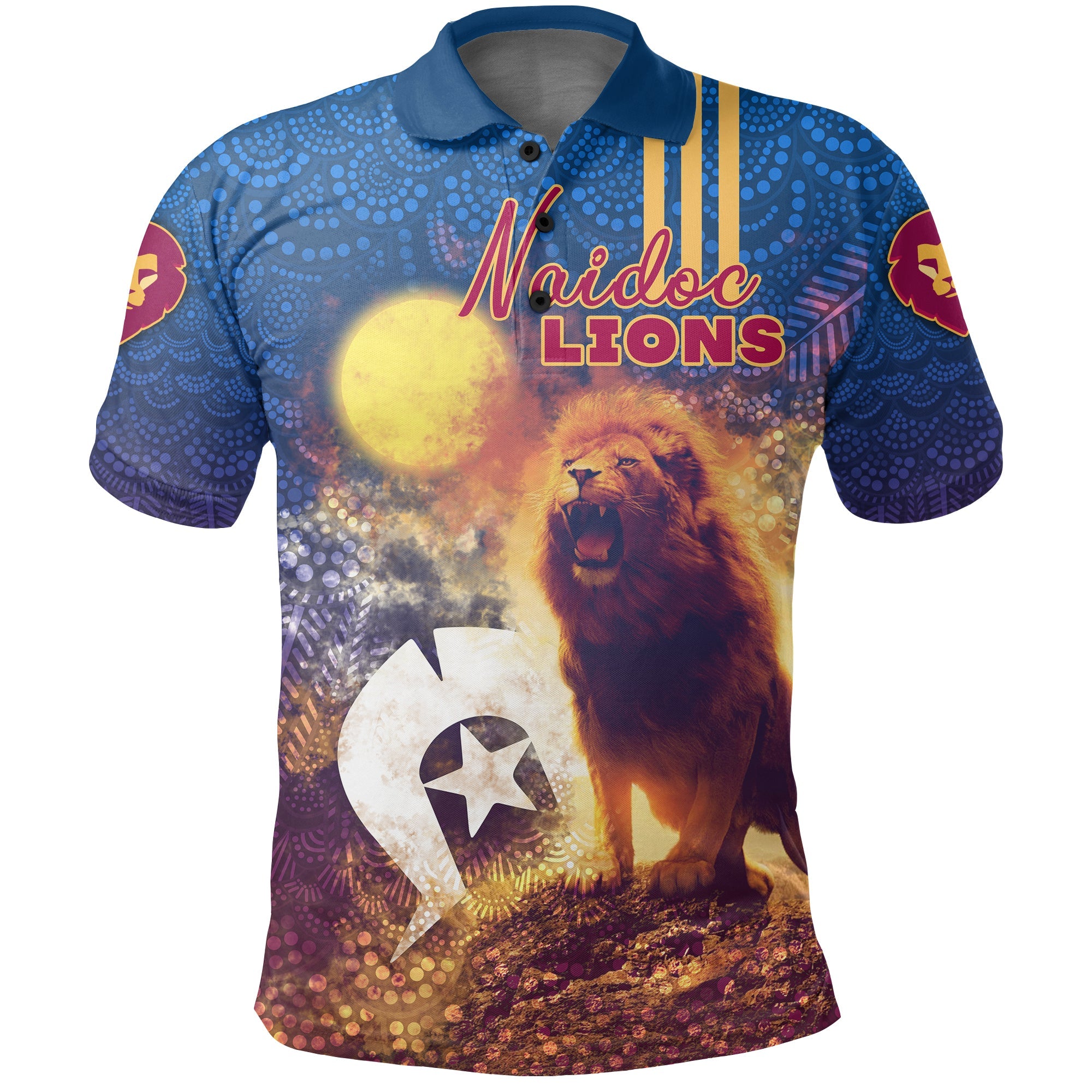 custom-personalised-brisbane-polo-shirt-lions-naidoc-week-3d-sport-style