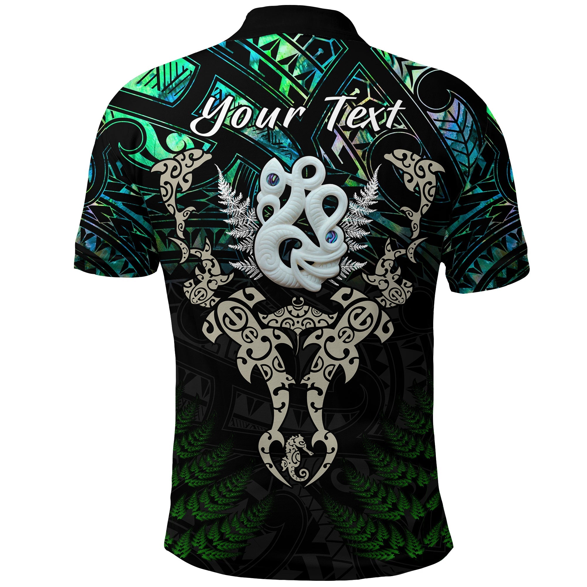 custom-personalised-aotearoa-paua-shell-polo-shirt-maori-manaia-and-fish