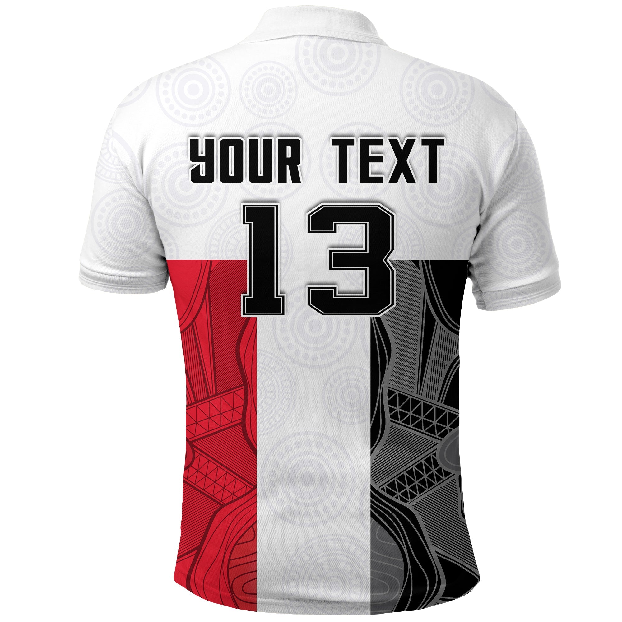 custom-personalised-saints-football-polo-shirt-st-kilda-indigenous-custom-text-and-number