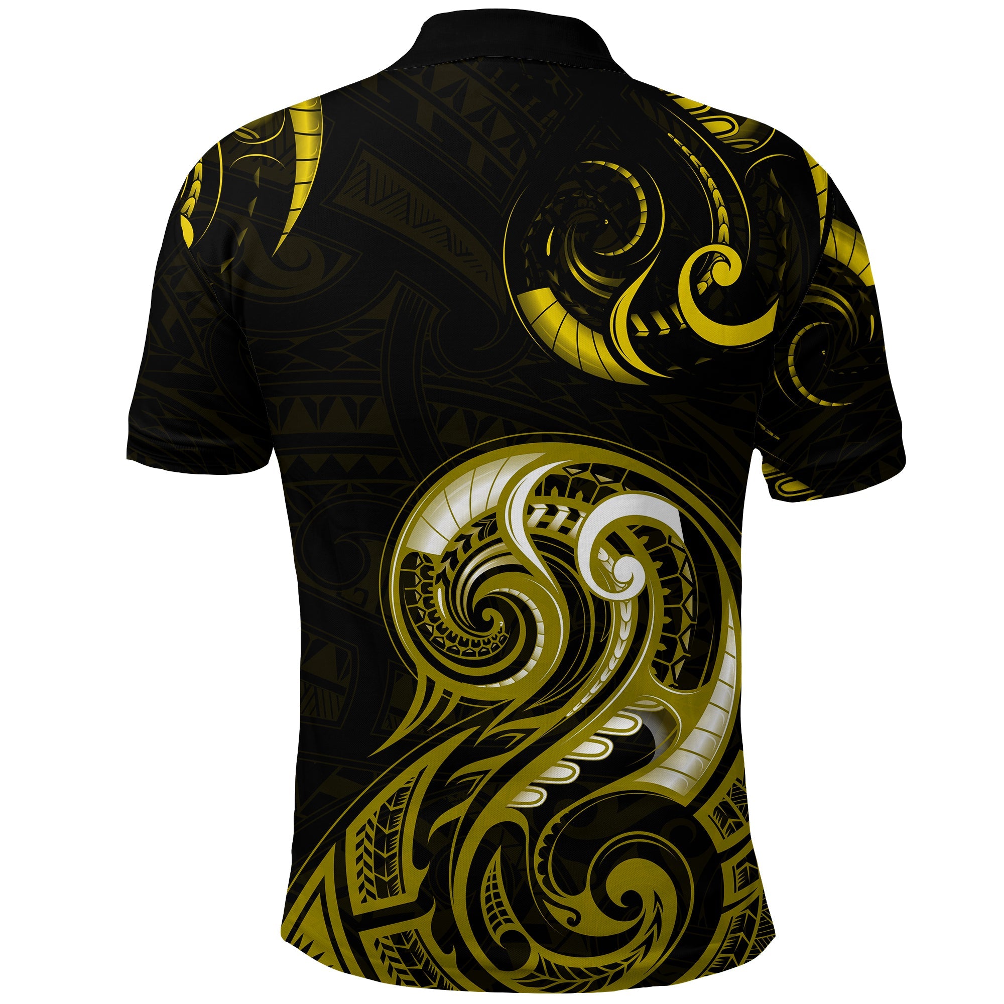 custom-personalised-aotearoa-fern-polo-shirt-maori-pattern-version-gold