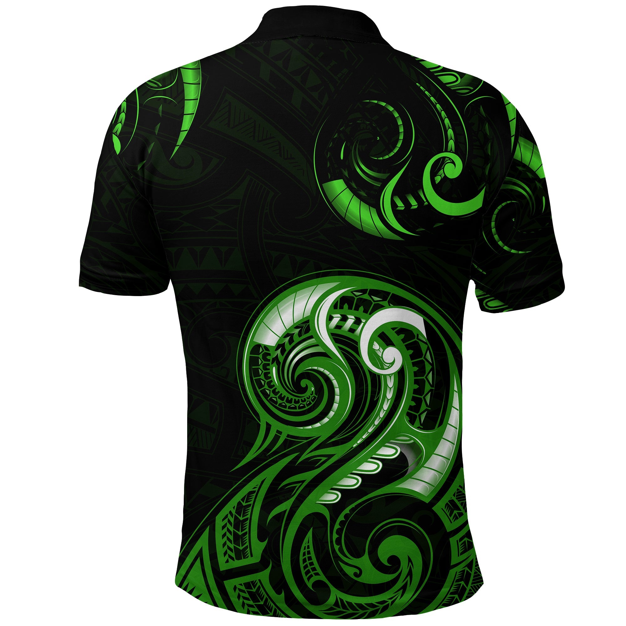 custom-personalised-aotearoa-fern-polo-shirt-maori-pattern-version-green