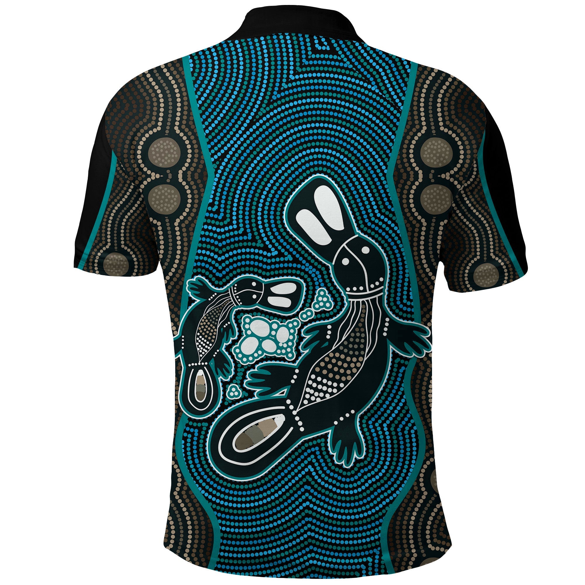 aboriginal-dot-polo-shirt-platypus-victory-version-blue