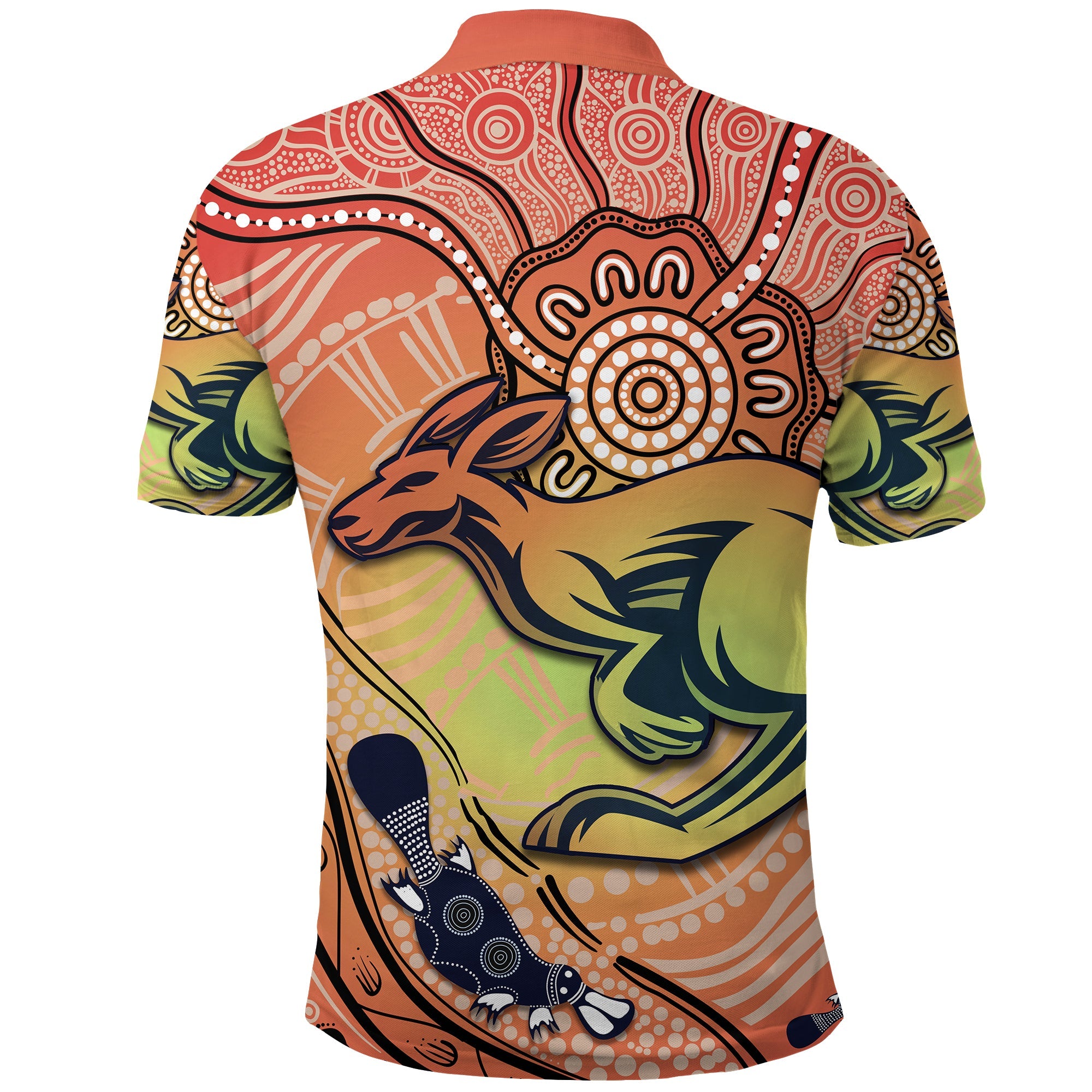 kangaroos-indigenous-polo-shirt-beautiful-life